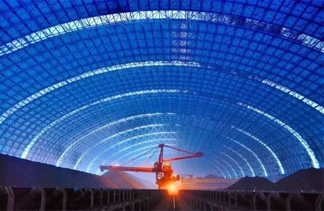乐平亿优钢构工程师为您解析原料场封闭技术的特点和类型